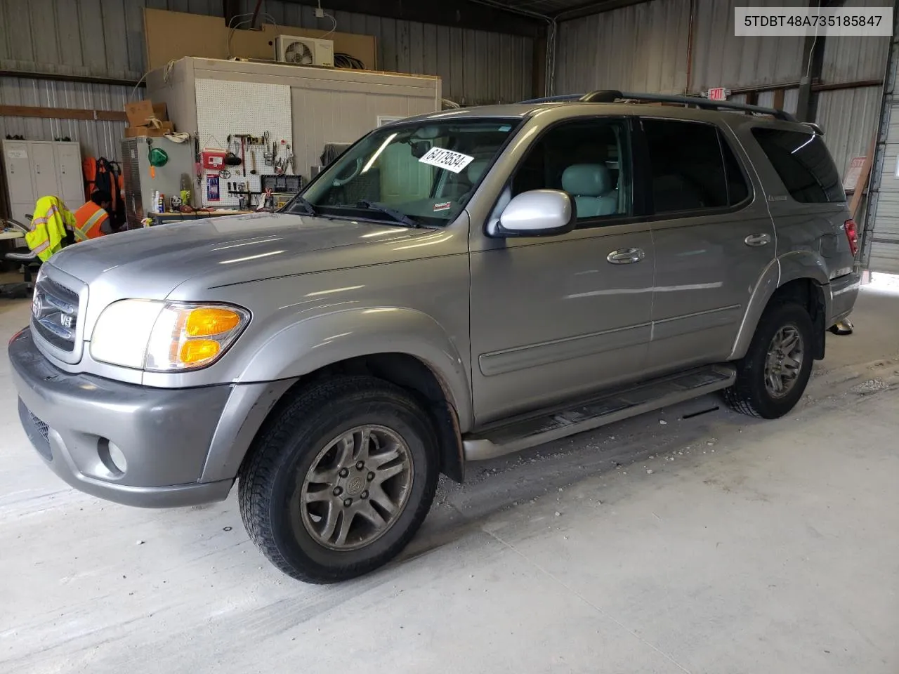 2003 Toyota Sequoia Li VIN: 5TDBT48A735185847 Lot: 64179534