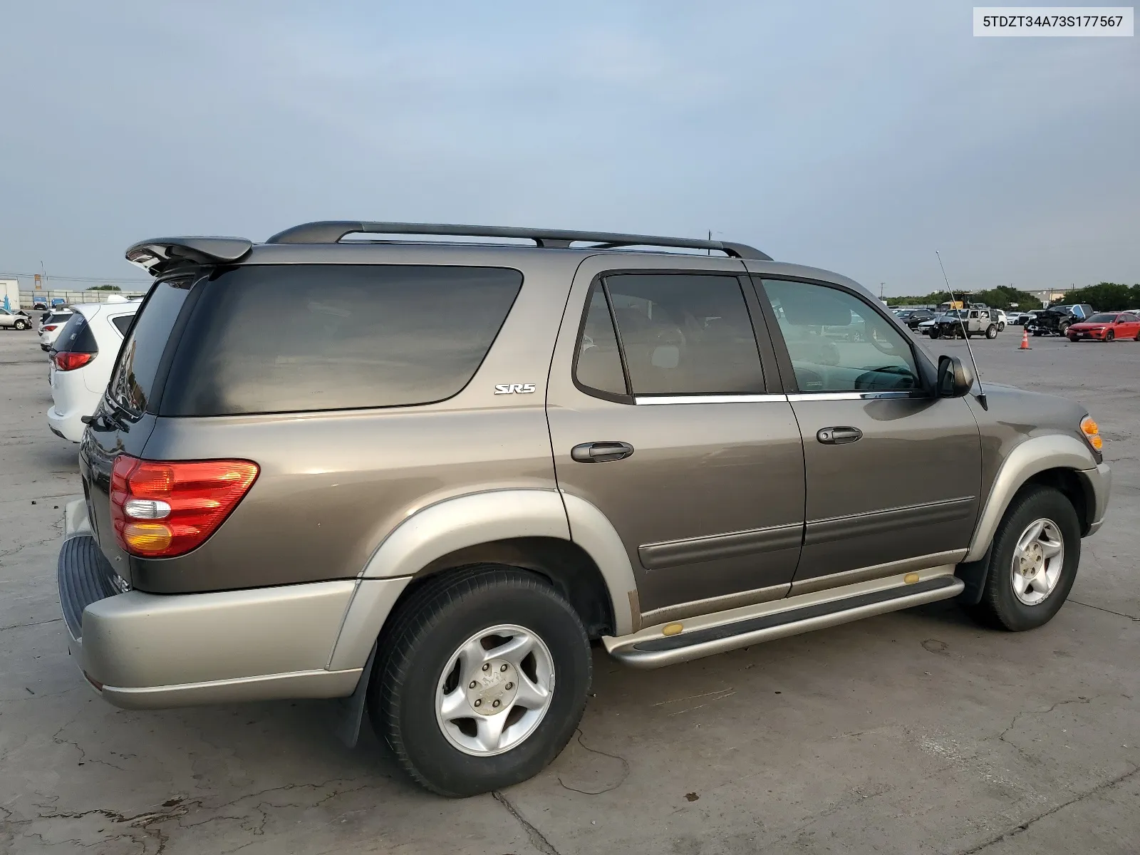 5TDZT34A73S177567 2003 Toyota Sequoia Sr5