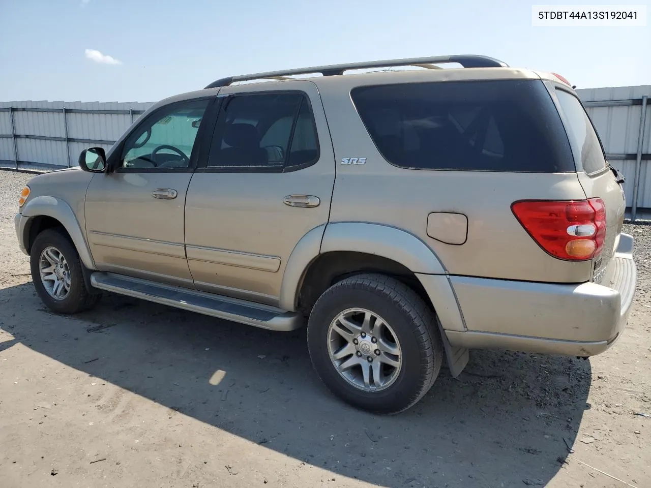 2003 Toyota Sequoia Sr5 VIN: 5TDBT44A13S192041 Lot: 67641514