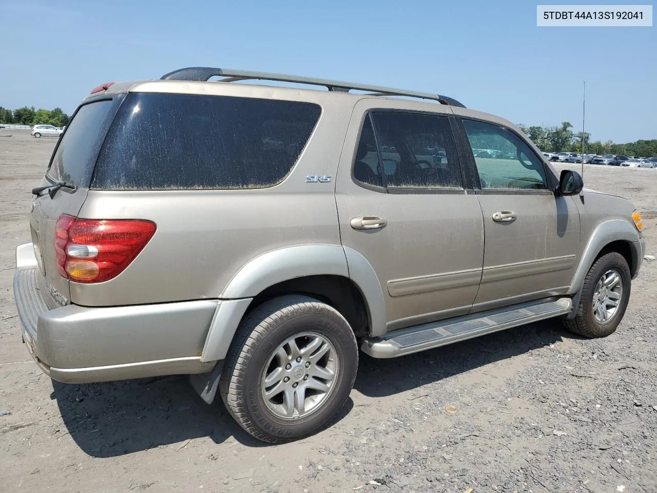 2003 Toyota Sequoia Sr5 VIN: 5TDBT44A13S192041 Lot: 67641514