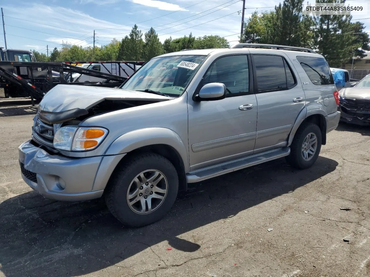 2003 Toyota Sequoia Sr5 VIN: 5TDBT44A83S185409 Lot: 68548224