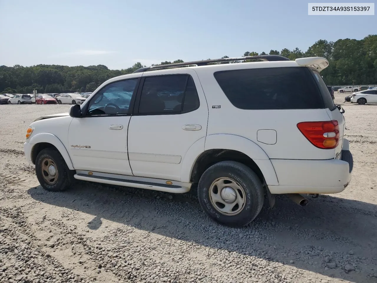 5TDZT34A93S153397 2003 Toyota Sequoia Sr5