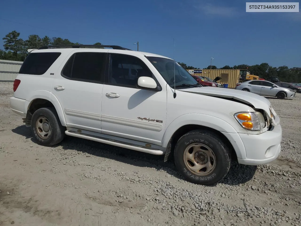 2003 Toyota Sequoia Sr5 VIN: 5TDZT34A93S153397 Lot: 68724534