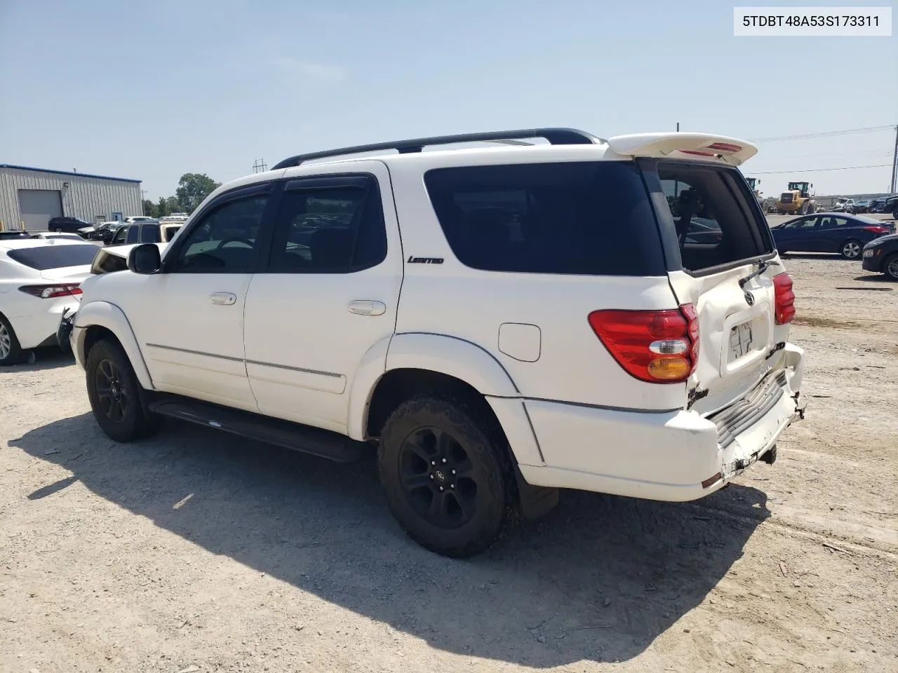 2003 Toyota Sequoia Limited VIN: 5TDBT48A53S173311 Lot: 68824024