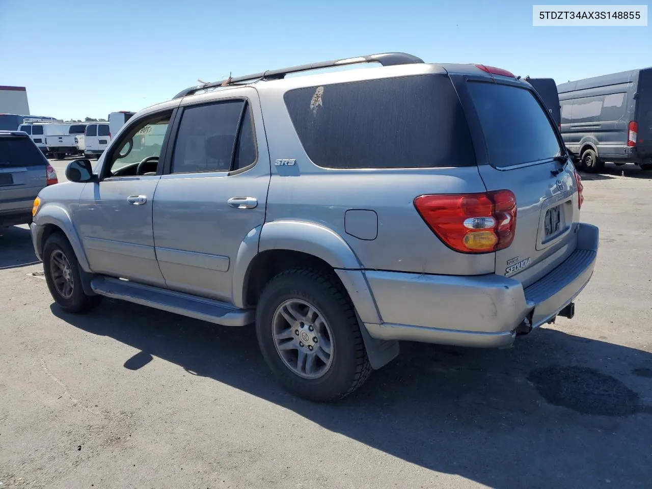 2003 Toyota Sequoia Sr5 VIN: 5TDZT34AX3S148855 Lot: 70915354