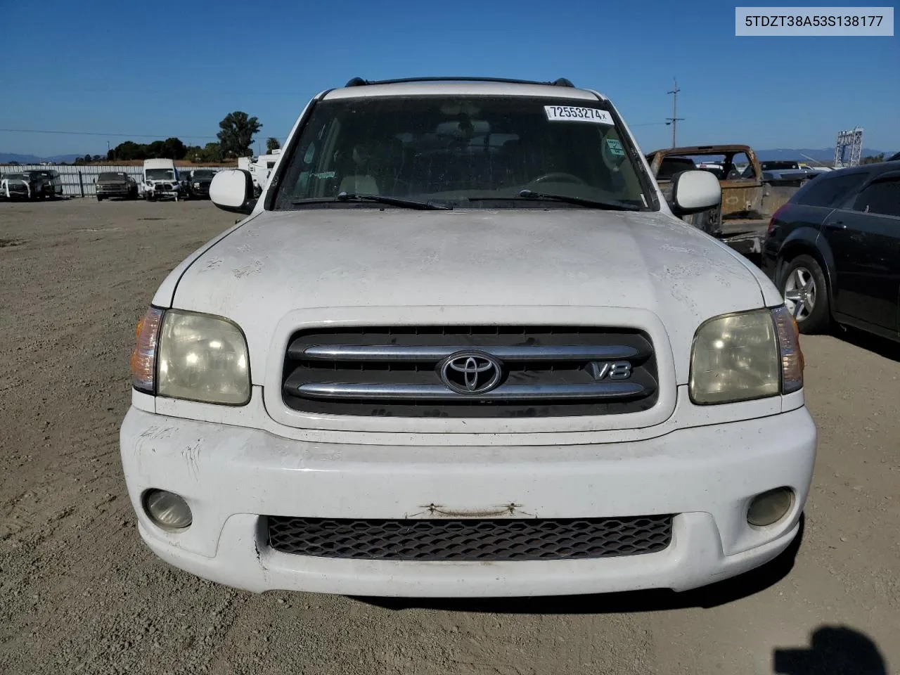 5TDZT38A53S138177 2003 Toyota Sequoia Limited