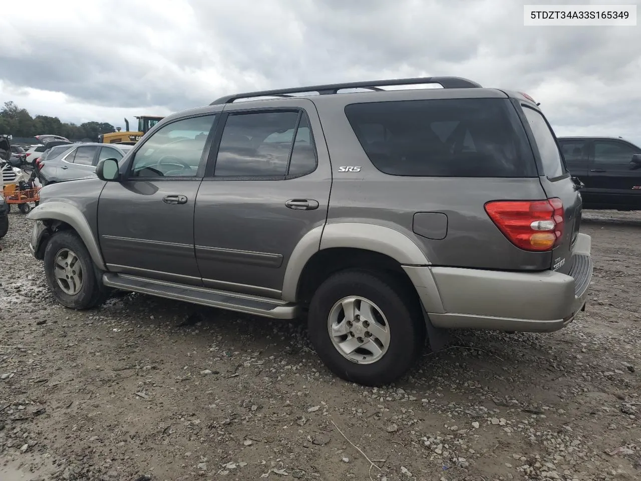 2003 Toyota Sequoia Sr5 VIN: 5TDZT34A33S165349 Lot: 73391694