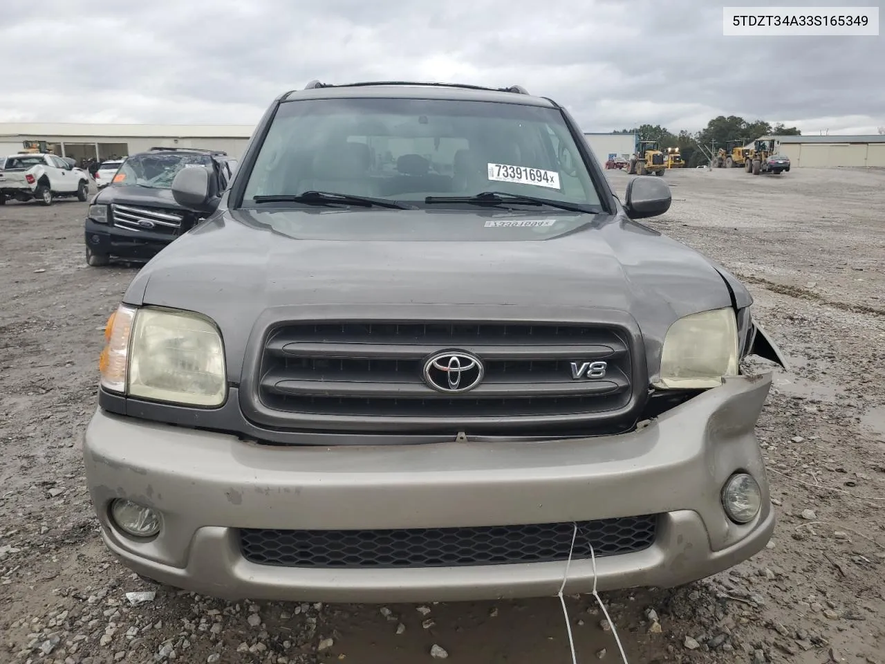 2003 Toyota Sequoia Sr5 VIN: 5TDZT34A33S165349 Lot: 73391694