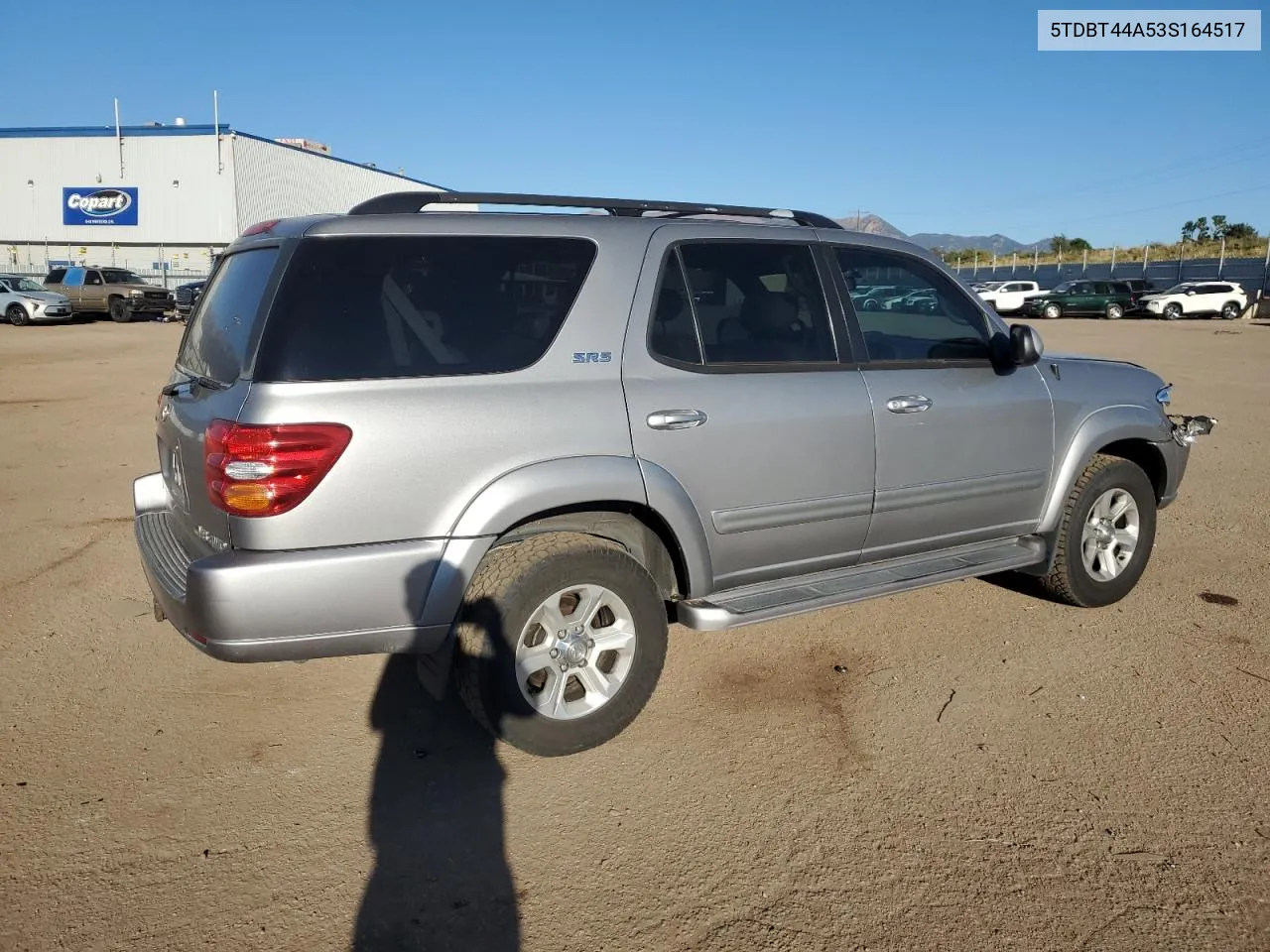 2003 Toyota Sequoia Sr5 VIN: 5TDBT44A53S164517 Lot: 73848724