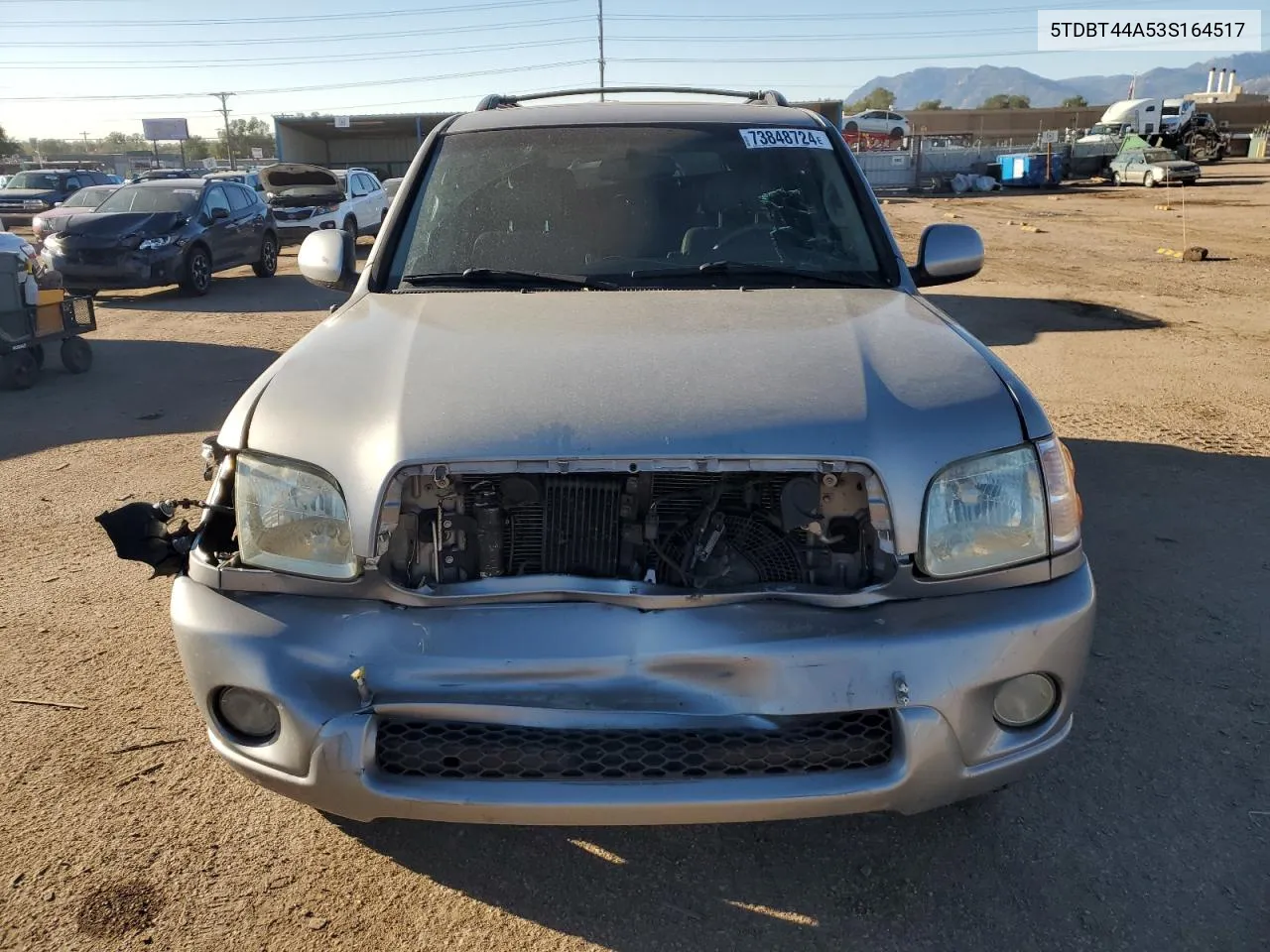 2003 Toyota Sequoia Sr5 VIN: 5TDBT44A53S164517 Lot: 73848724