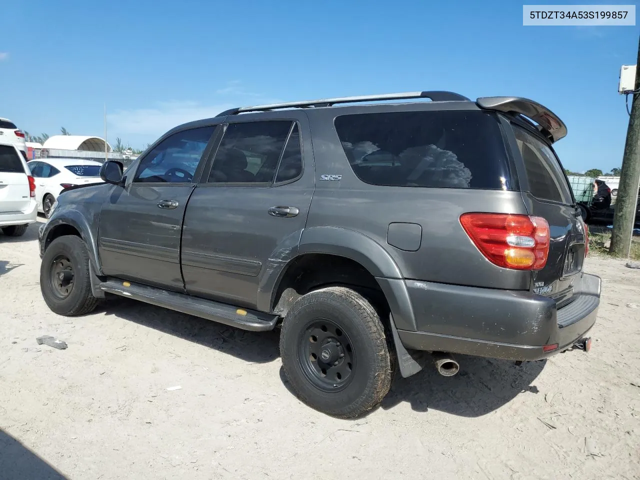 2003 Toyota Sequoia Sr5 VIN: 5TDZT34A53S199857 Lot: 74176784