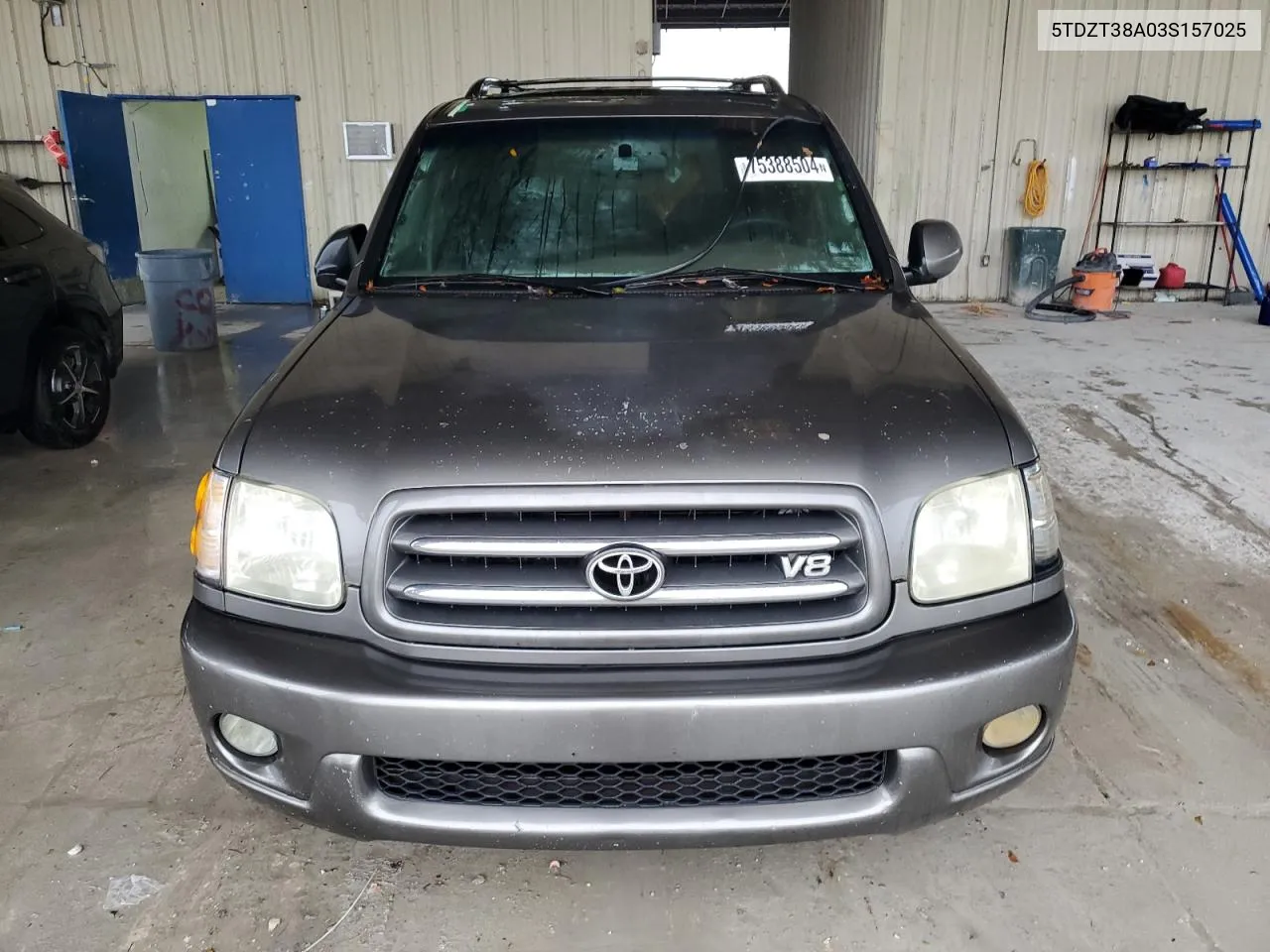 2003 Toyota Sequoia Limited VIN: 5TDZT38A03S157025 Lot: 75388504