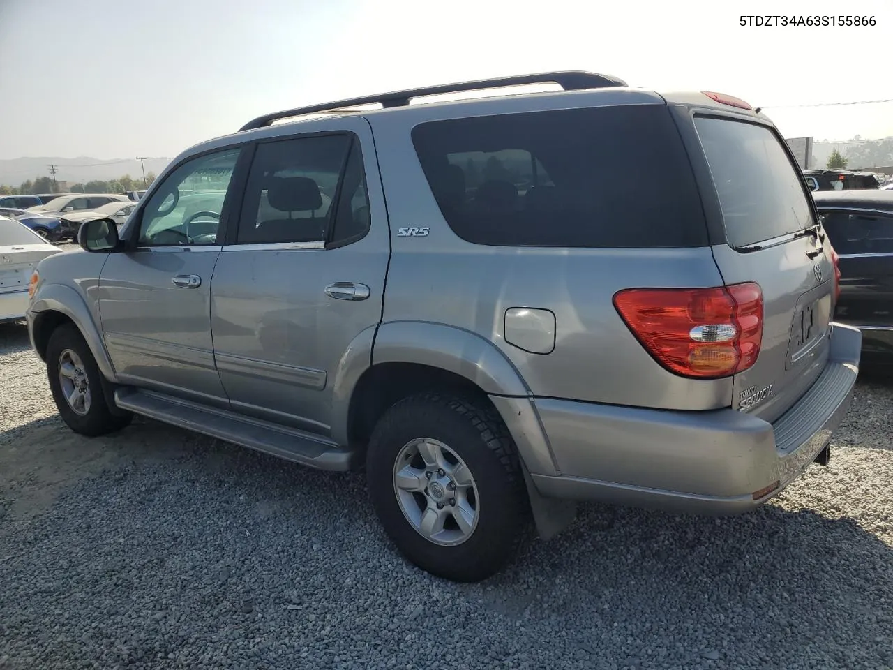 2003 Toyota Sequoia Sr5 VIN: 5TDZT34A63S155866 Lot: 76285434