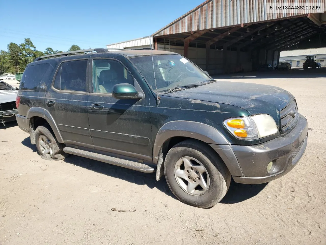 5TDZT34A43S200299 2003 Toyota Sequoia Sr5