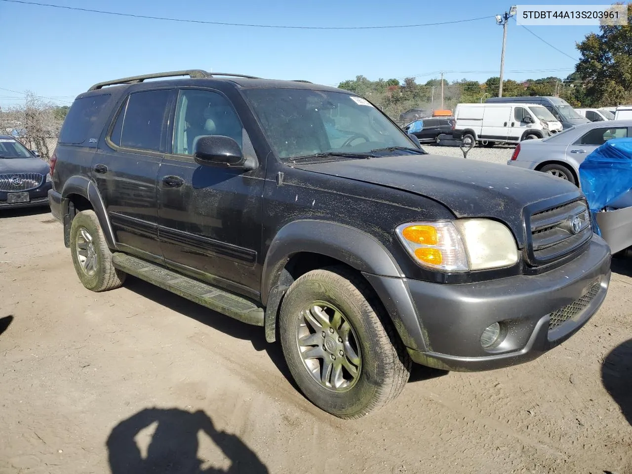 2003 Toyota Sequoia Sr5 VIN: 5TDBT44A13S203961 Lot: 76801854