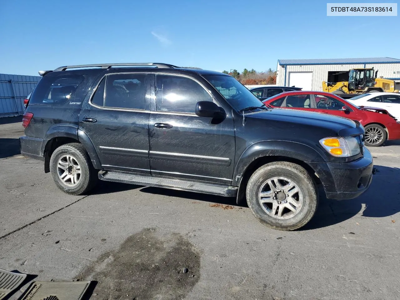 2003 Toyota Sequoia Limited VIN: 5TDBT48A73S183614 Lot: 77770534