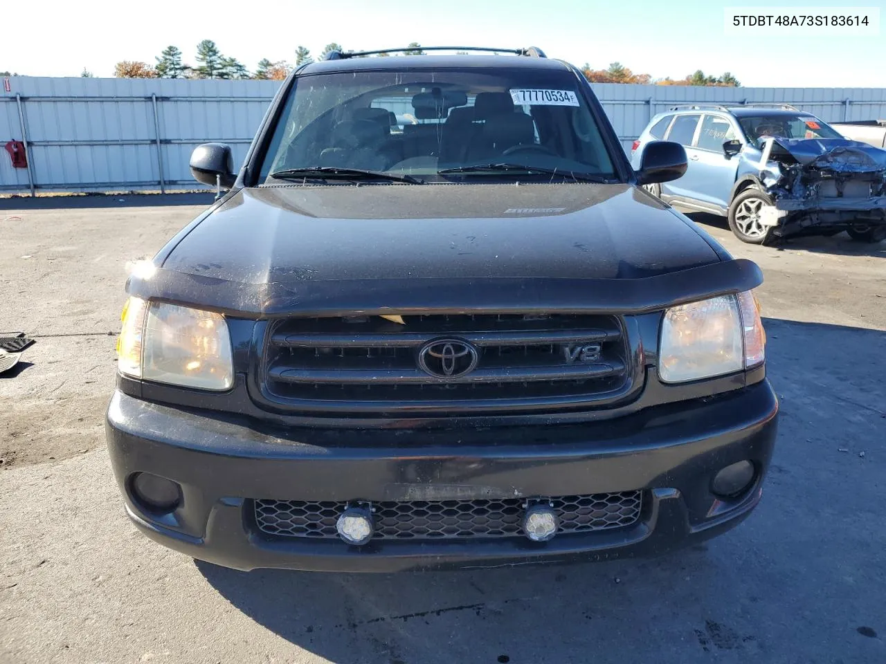 2003 Toyota Sequoia Limited VIN: 5TDBT48A73S183614 Lot: 77770534