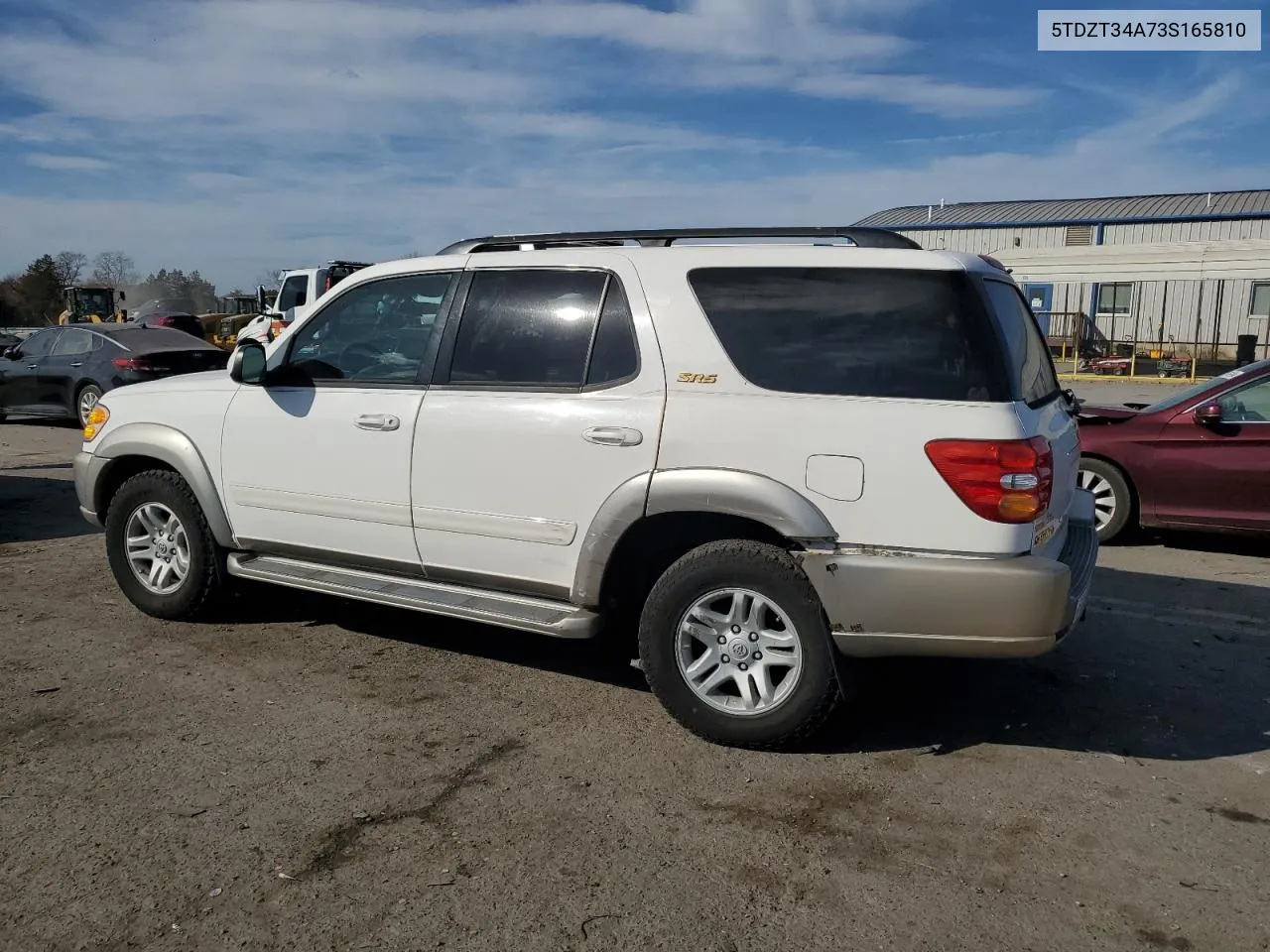 2003 Toyota Sequoia Sr5 VIN: 5TDZT34A73S165810 Lot: 78691164