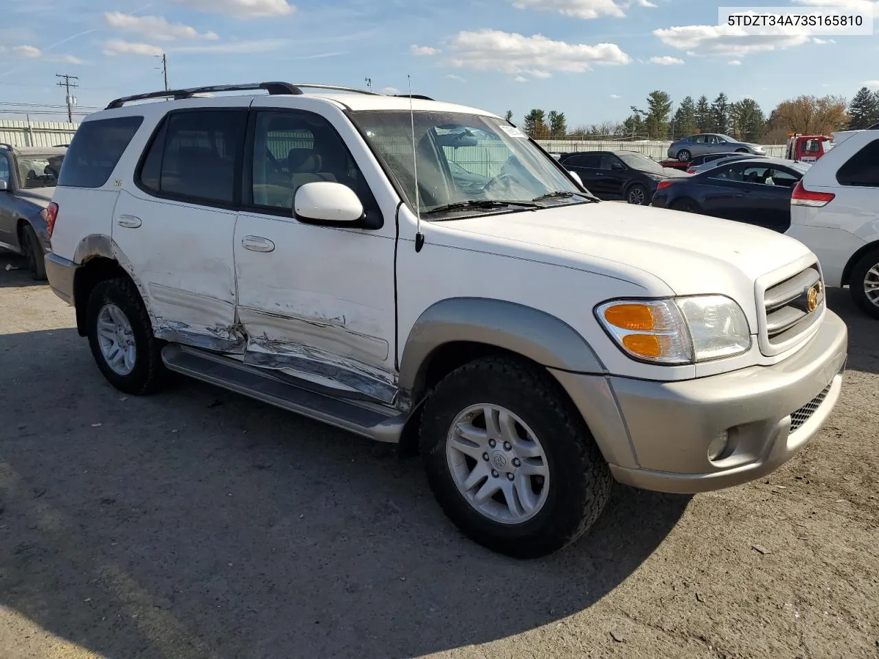 2003 Toyota Sequoia Sr5 VIN: 5TDZT34A73S165810 Lot: 78691164