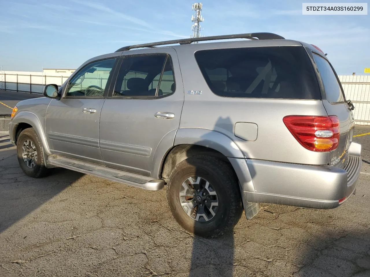 2003 Toyota Sequoia Sr5 VIN: 5TDZT34A03S160299 Lot: 79465004