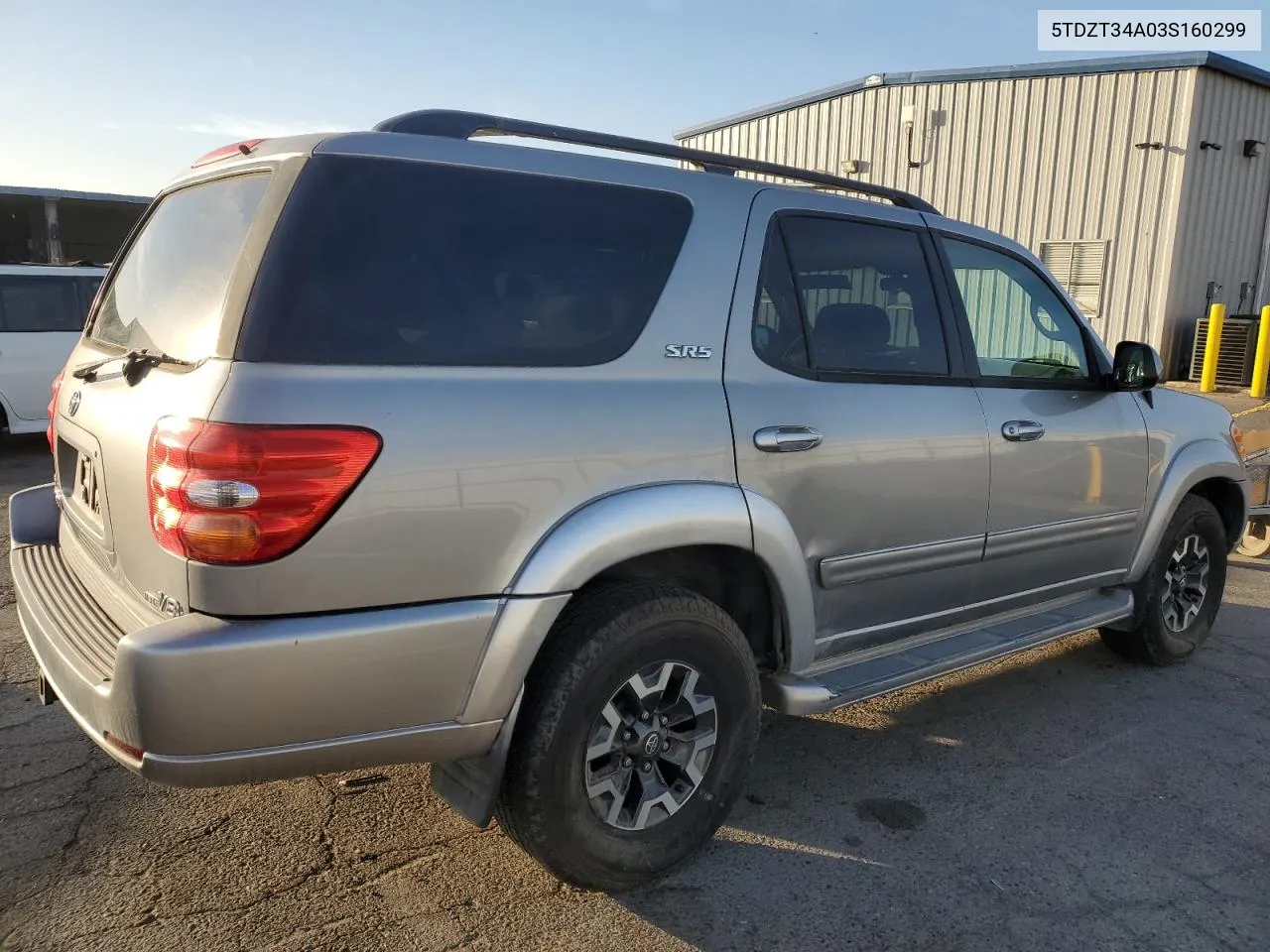 2003 Toyota Sequoia Sr5 VIN: 5TDZT34A03S160299 Lot: 79465004