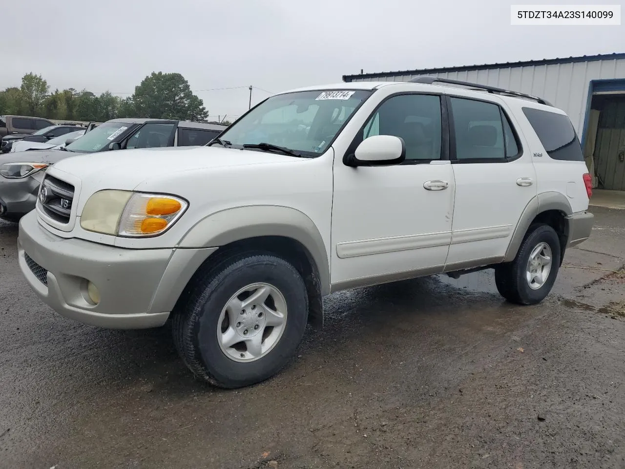 2003 Toyota Sequoia Sr5 VIN: 5TDZT34A23S140099 Lot: 79913714