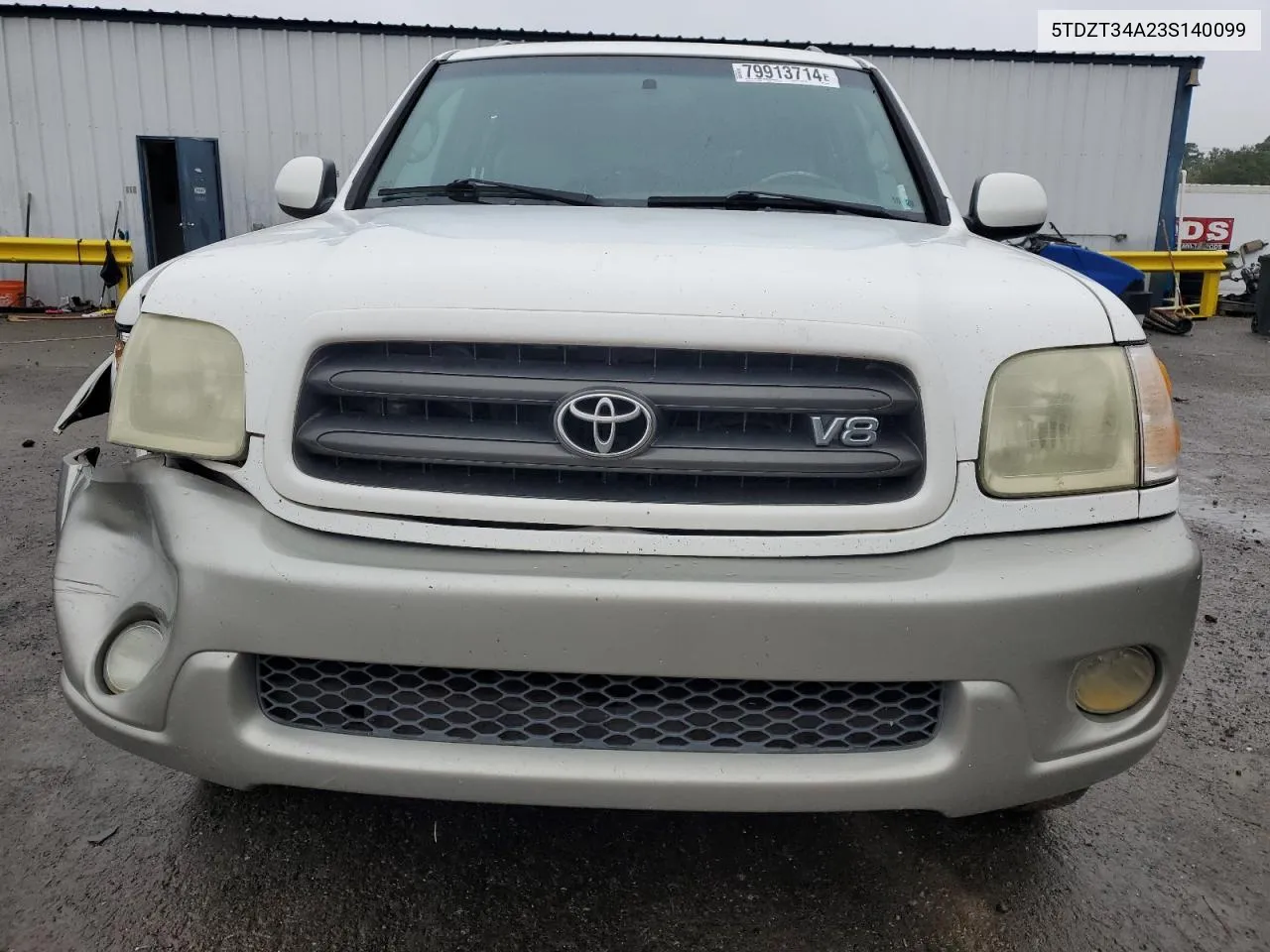 2003 Toyota Sequoia Sr5 VIN: 5TDZT34A23S140099 Lot: 79913714