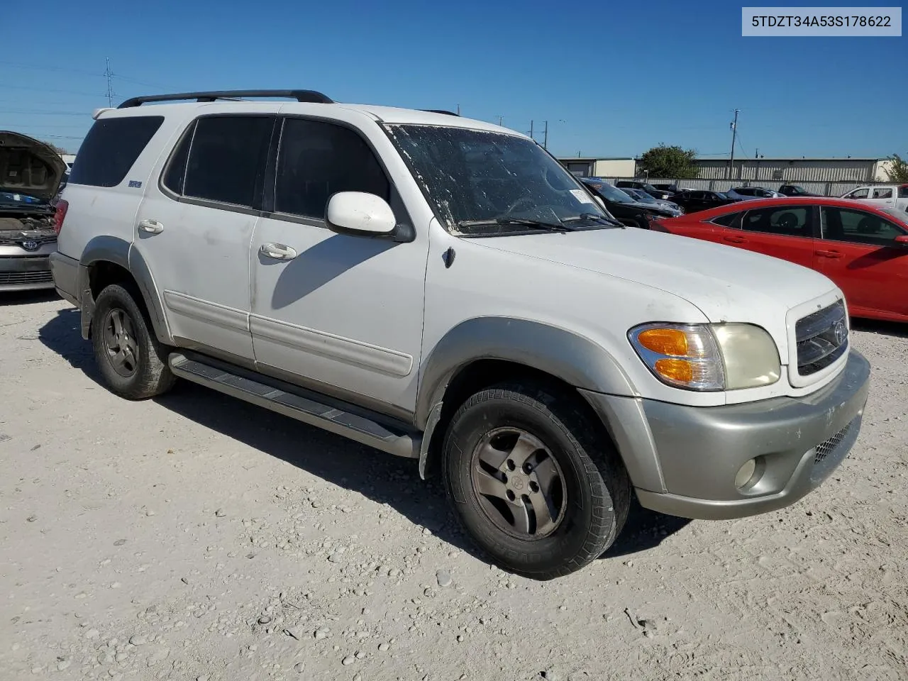 2003 Toyota Sequoia Sr5 VIN: 5TDZT34A53S178622 Lot: 81115114