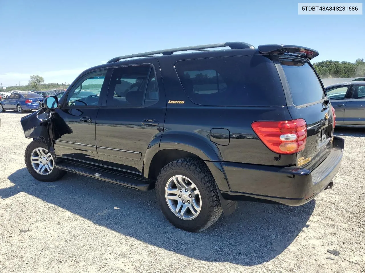 2004 Toyota Sequoia Limited VIN: 5TDBT48A84S231686 Lot: 57087944