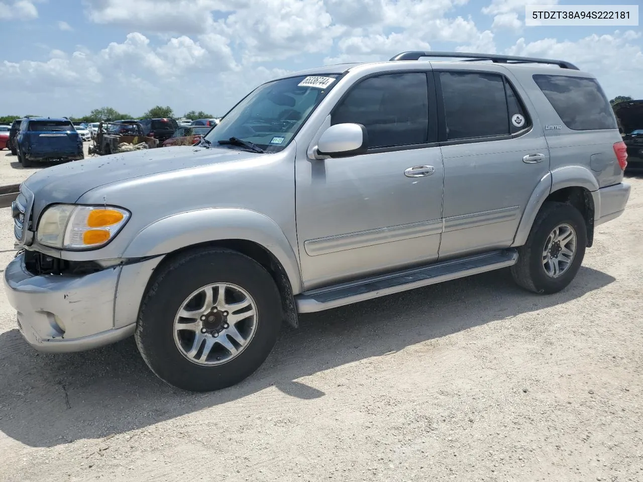 2004 Toyota Sequoia Limited VIN: 5TDZT38A94S222181 Lot: 65336744