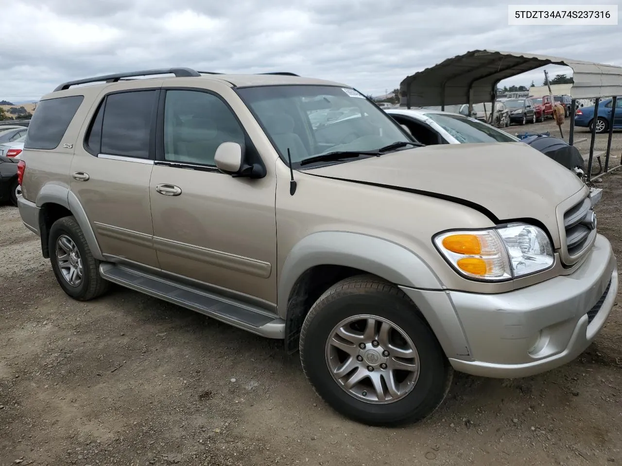 5TDZT34A74S237316 2004 Toyota Sequoia Sr5