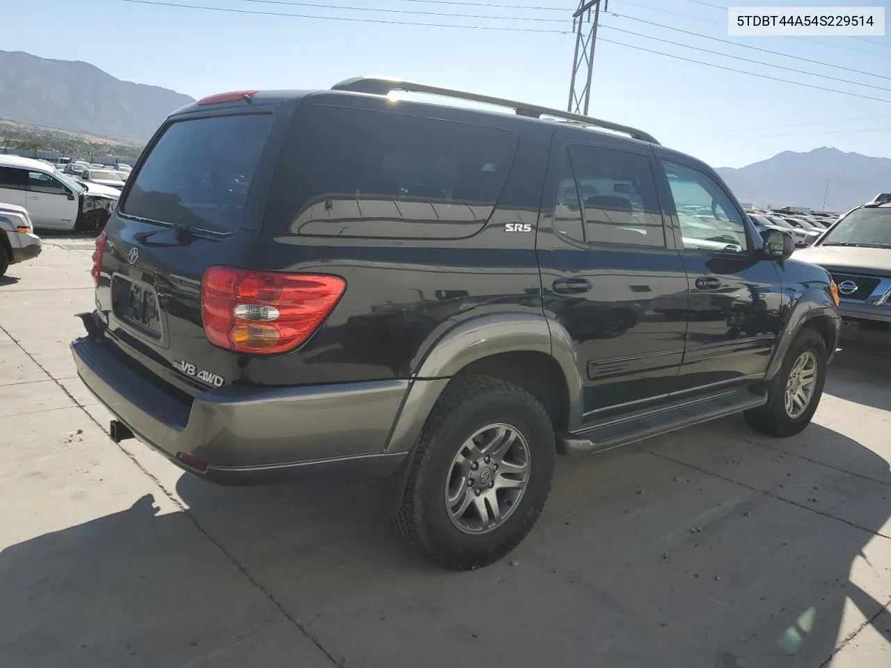 2004 Toyota Sequoia Sr5 VIN: 5TDBT44A54S229514 Lot: 69093164