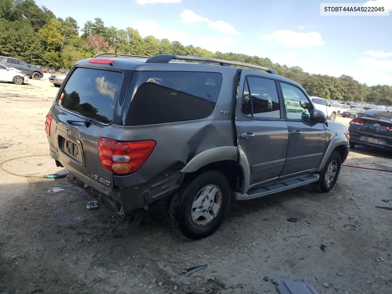 2004 Toyota Sequoia Sr5 VIN: 5TDBT44A54S222045 Lot: 70298304