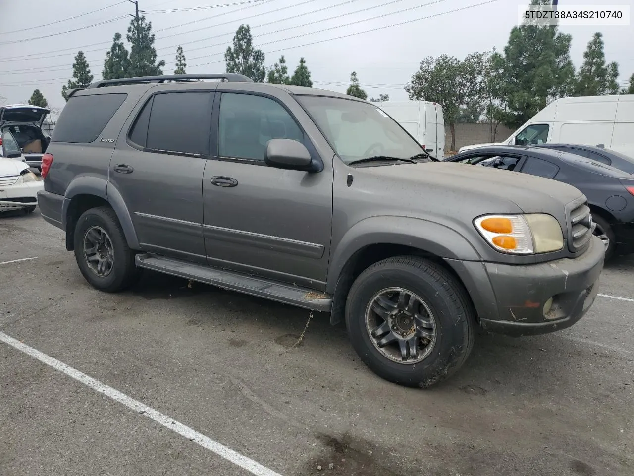 2004 Toyota Sequoia Limited VIN: 5TDZT38A34S210740 Lot: 71471064