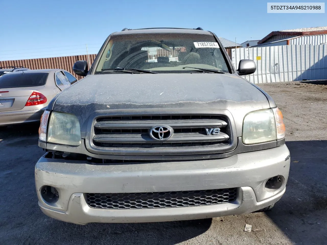 2004 Toyota Sequoia Sr5 VIN: 5TDZT34A94S210988 Lot: 71857324