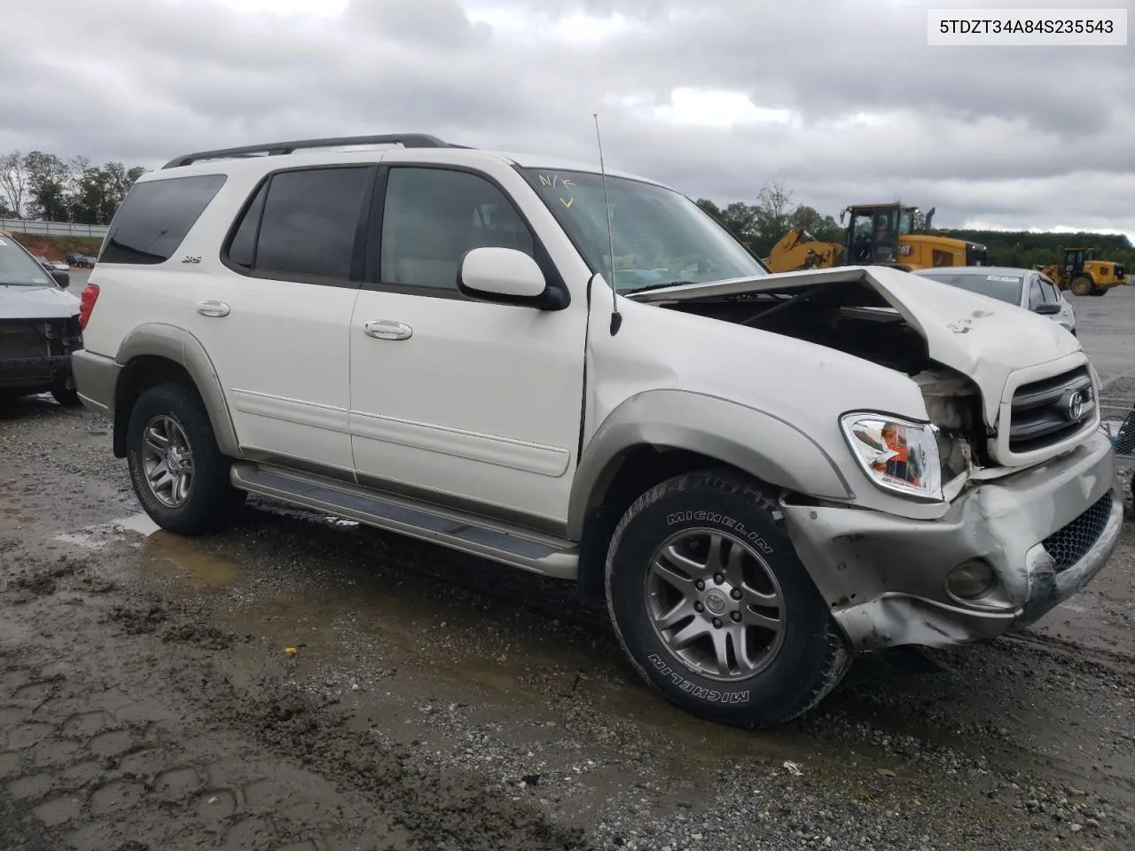 2004 Toyota Sequoia Sr5 VIN: 5TDZT34A84S235543 Lot: 72429654