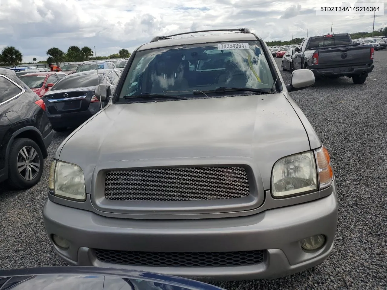 2004 Toyota Sequoia Sr5 VIN: 5TDZT34A14S216364 Lot: 74354364