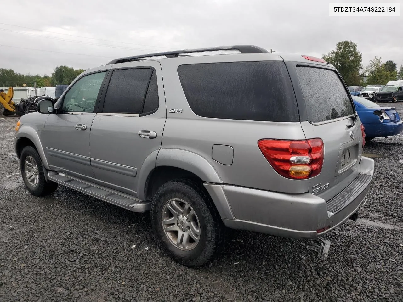 2004 Toyota Sequoia Sr5 VIN: 5TDZT34A74S222184 Lot: 74417514