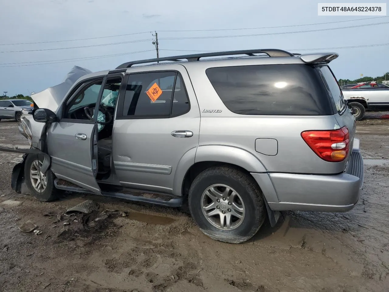 2004 Toyota Sequoia Limited VIN: 5TDBT48A64S224378 Lot: 75176194