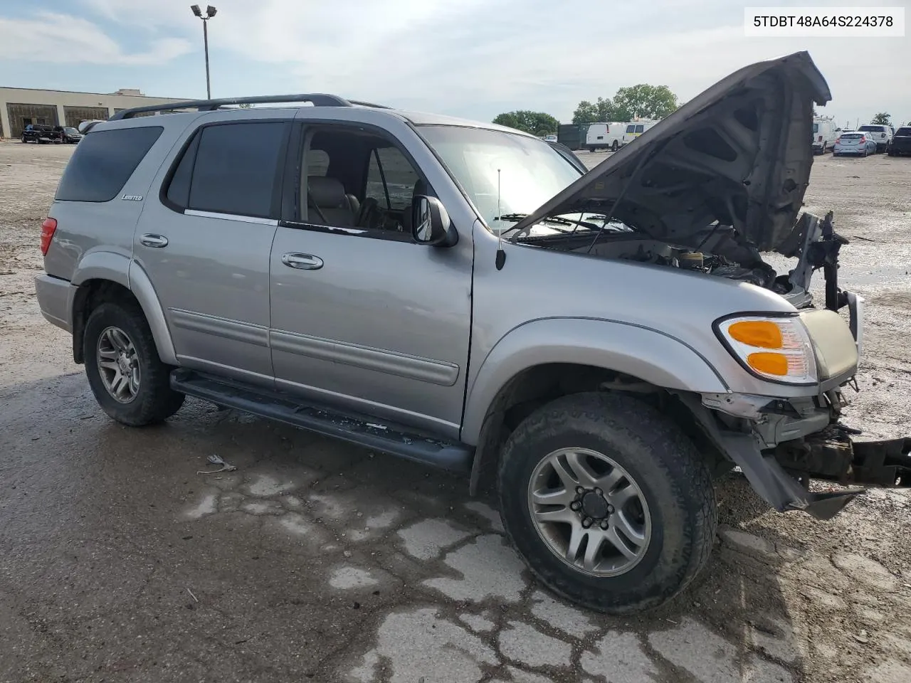 2004 Toyota Sequoia Limited VIN: 5TDBT48A64S224378 Lot: 75176194