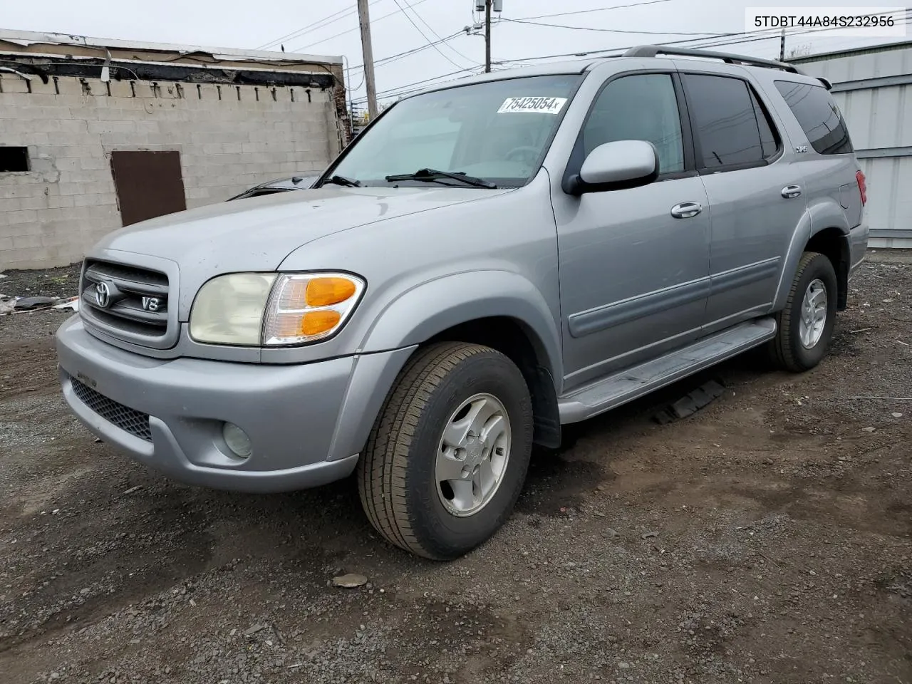 2004 Toyota Sequoia Sr5 VIN: 5TDBT44A84S232956 Lot: 75425054