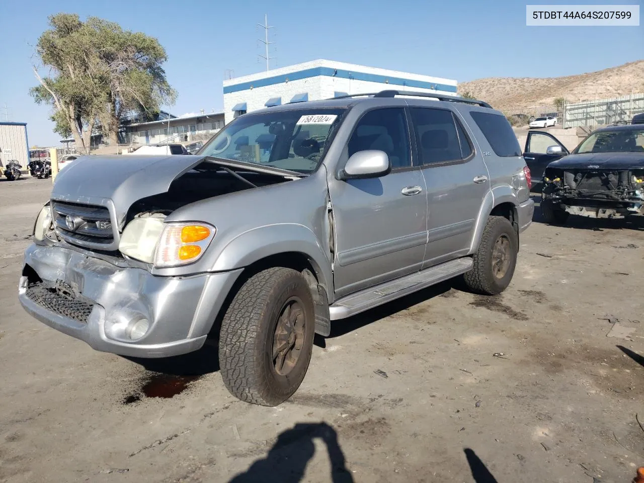 2004 Toyota Sequoia Sr5 VIN: 5TDBT44A64S207599 Lot: 75812024