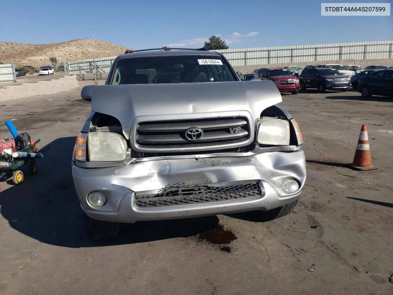 2004 Toyota Sequoia Sr5 VIN: 5TDBT44A64S207599 Lot: 75812024