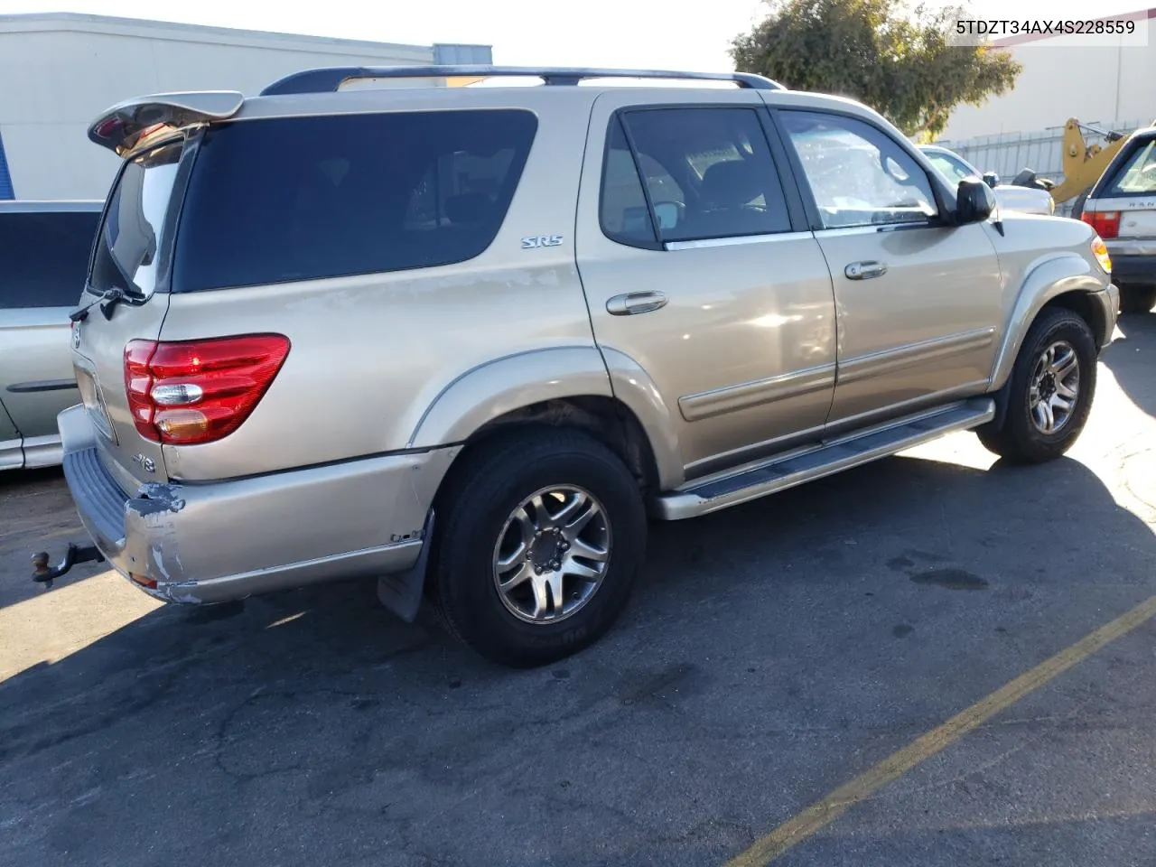 2004 Toyota Sequoia Sr5 VIN: 5TDZT34AX4S228559 Lot: 76327514