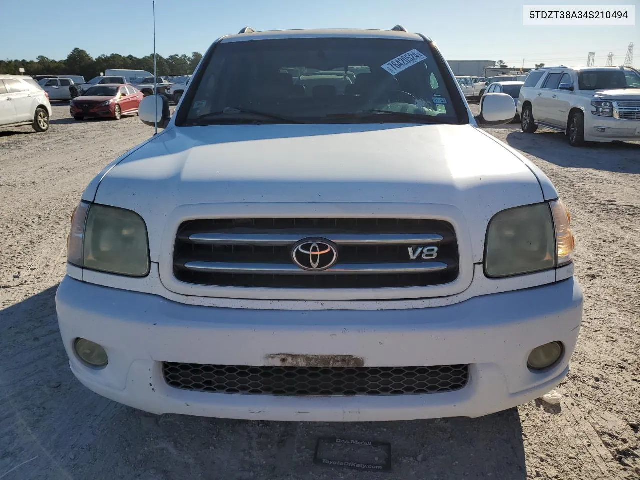 2004 Toyota Sequoia Limited VIN: 5TDZT38A34S210494 Lot: 76420524