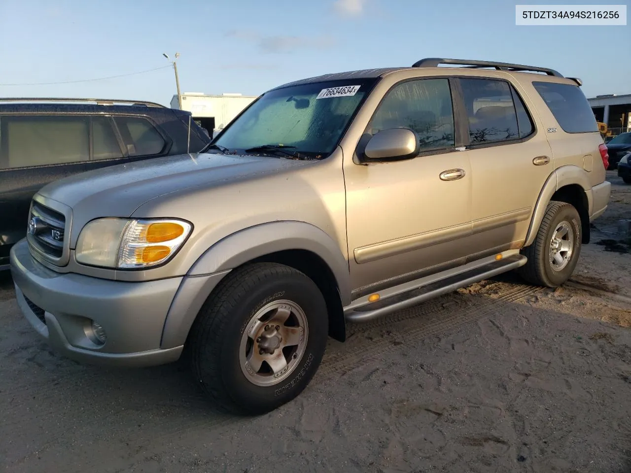 2004 Toyota Sequoia Sr5 VIN: 5TDZT34A94S216256 Lot: 76634634