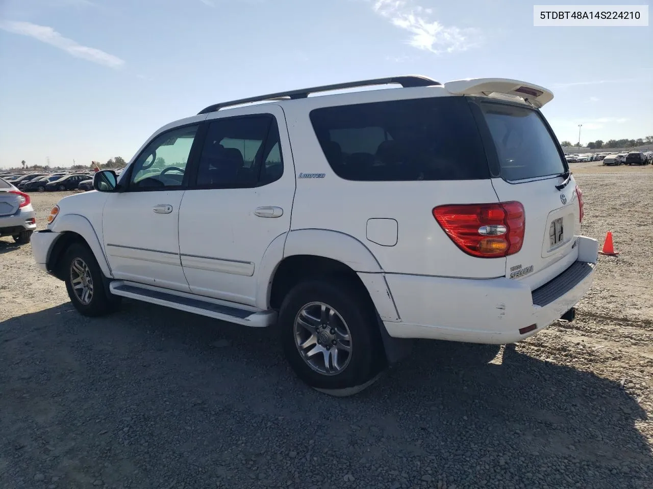 2004 Toyota Sequoia Limited VIN: 5TDBT48A14S224210 Lot: 76750664