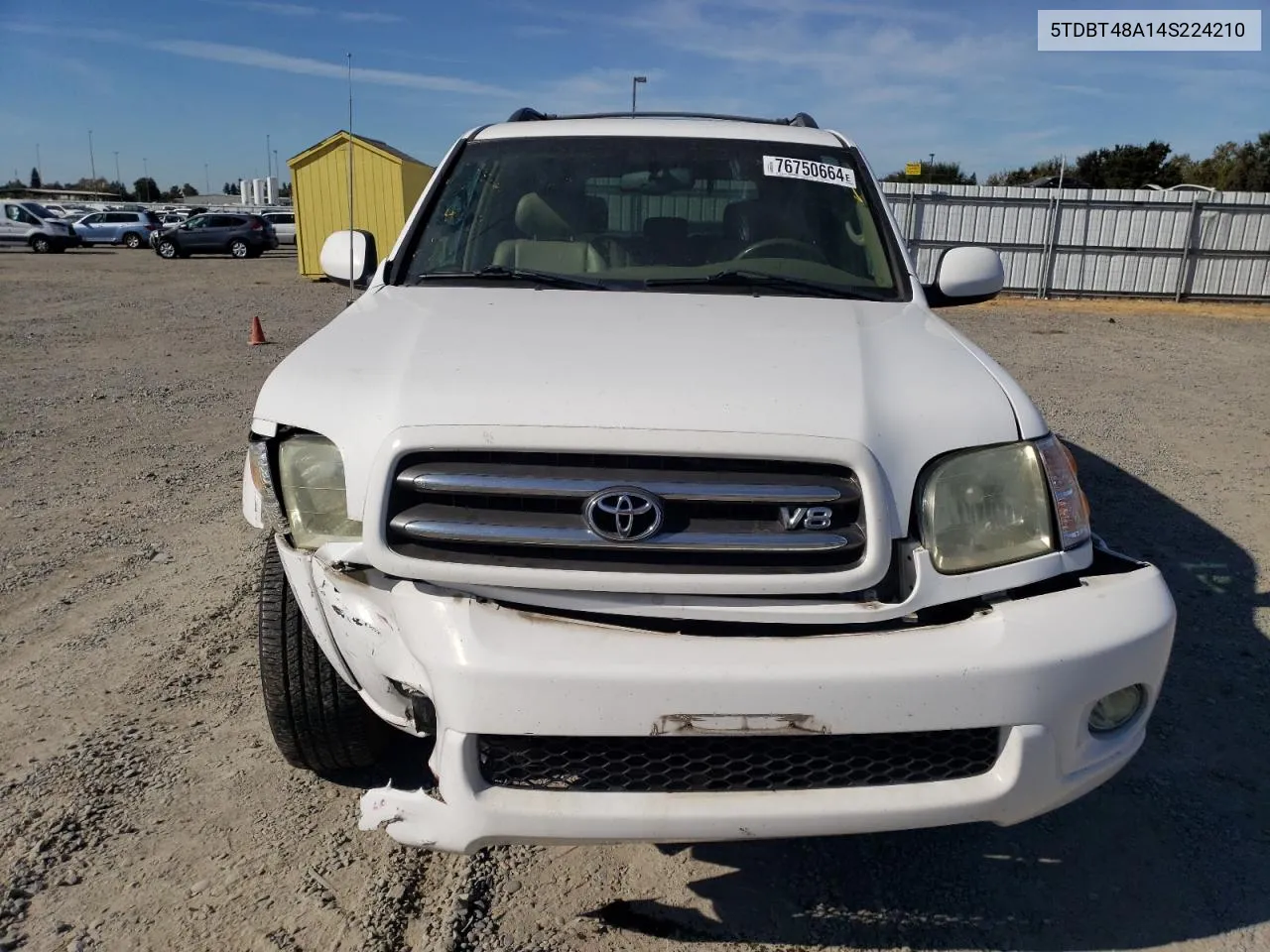 2004 Toyota Sequoia Limited VIN: 5TDBT48A14S224210 Lot: 76750664