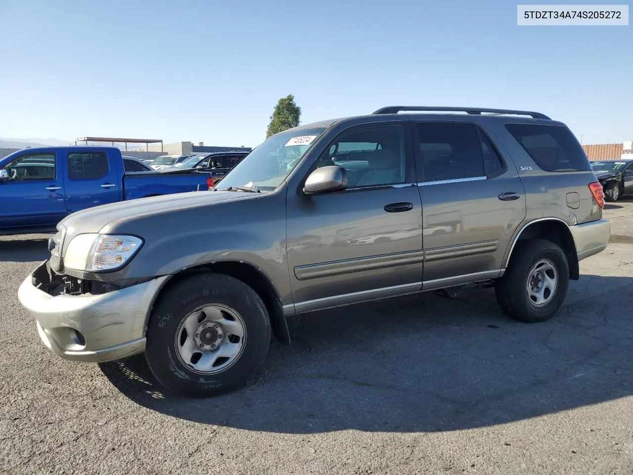 2004 Toyota Sequoia Sr5 VIN: 5TDZT34A74S205272 Lot: 77485224