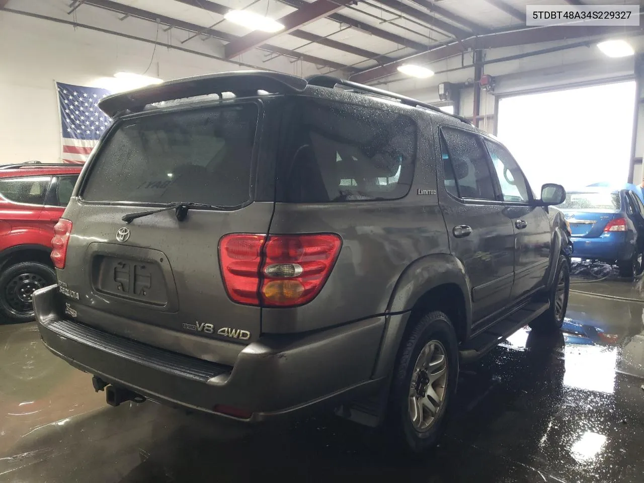 2004 Toyota Sequoia Limited VIN: 5TDBT48A34S229327 Lot: 77602224